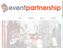 Tablet Screenshot of eventpartnership.net